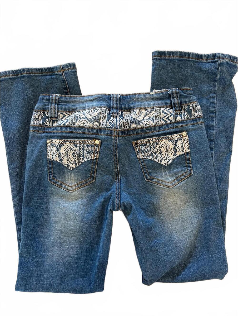 American Vintage Shyanne Embroidered Bootcut Jeans Western Cowgirl Size 14